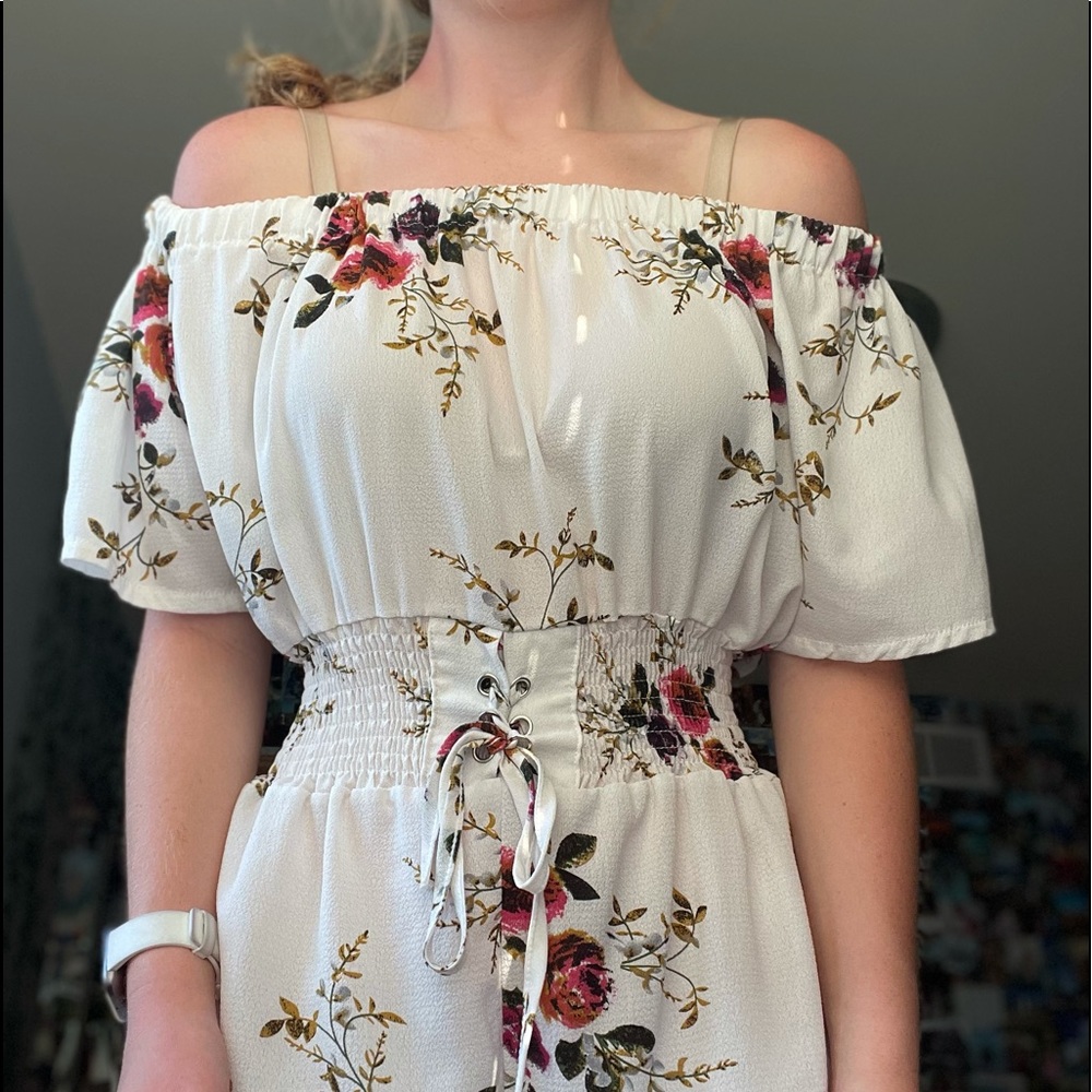 shein women’s floral romper